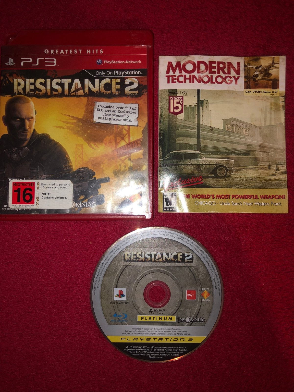 Resistance 2 - 9/10! PS3 Game - PlayStation 3, Games, Shooter - Level Up Gaming NZ