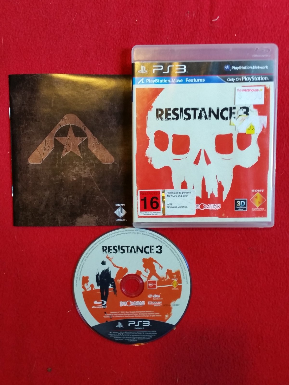 Resistance 3 - 9/10! PS3 Game - PlayStation 3, Games, Shooter - Level Up Gaming NZ