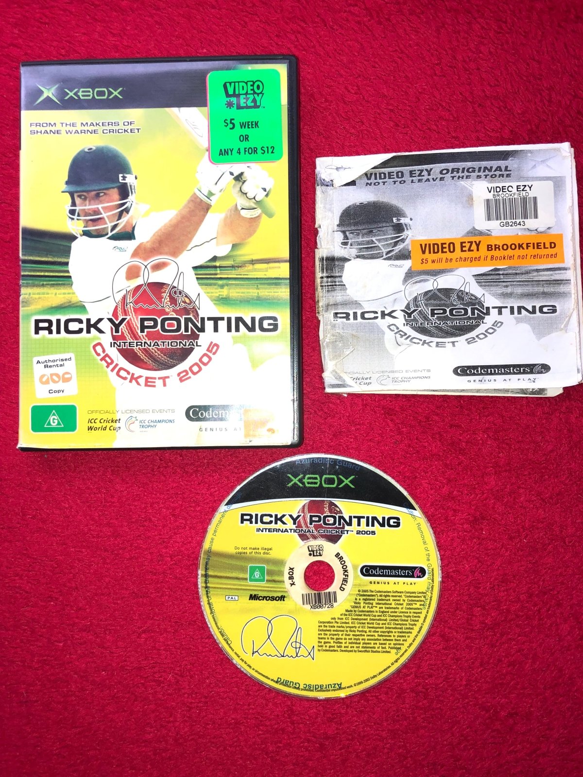 Ricky Ponting International Cricket 2005 - XBOX Game - Xbox, Games, Sports - Level Up Gaming NZ
