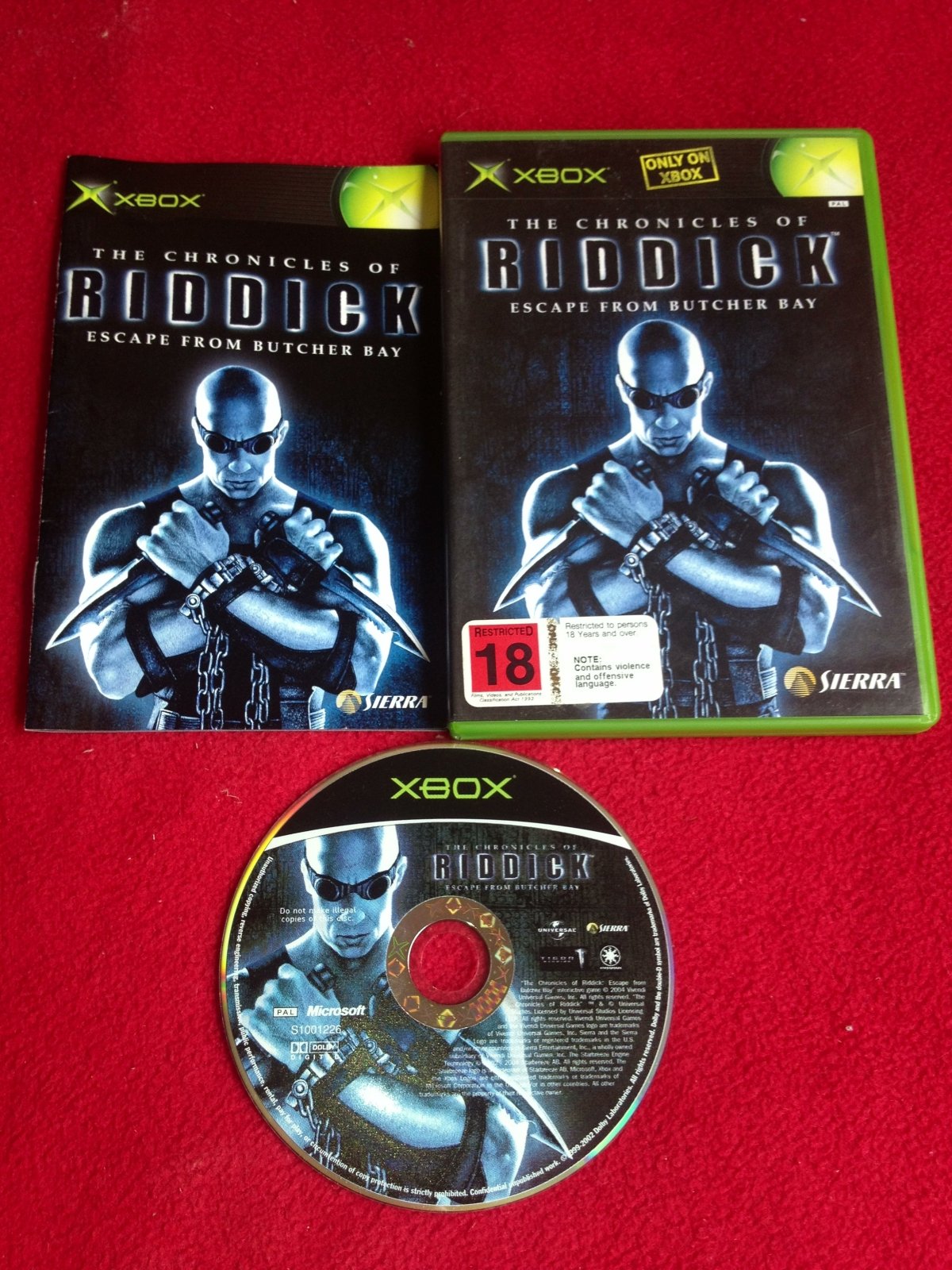 The Chronicles of Riddick: Escape from Butcher Bay - 9.3/10! XBOX Game - Xbox, Games, Action and adventure - Level Up Gaming NZ