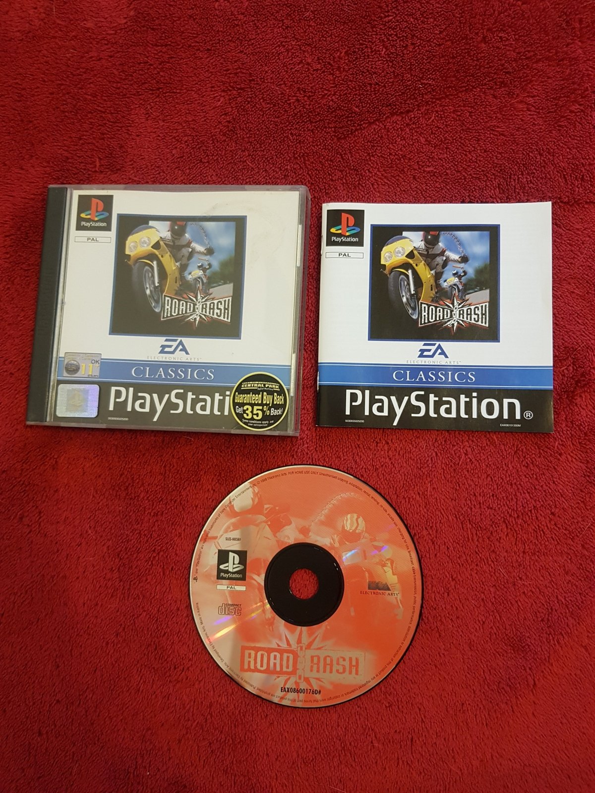 Road Rash - PS1 Game - PlayStation, Games, Driving and racing - Level Up Gaming NZ