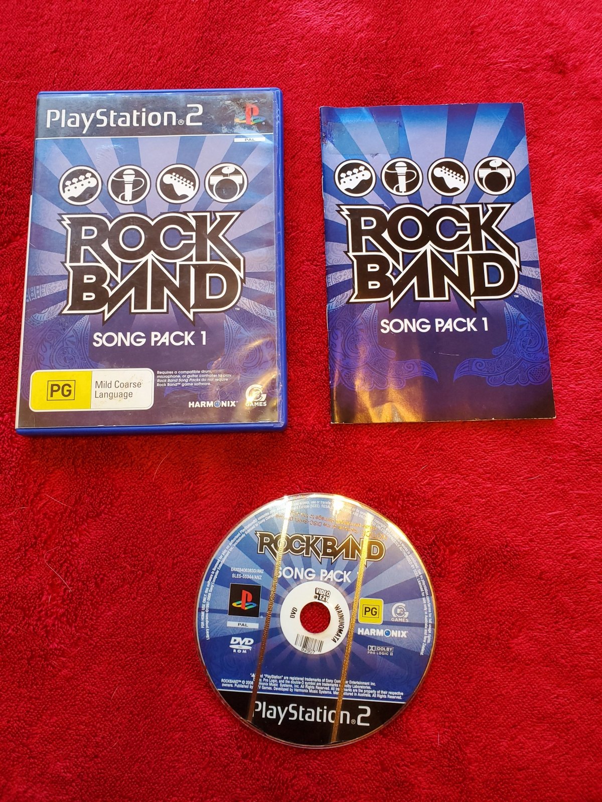 Rock Band Song Pack 1 - RARE PS2 Game - PlayStation 2, Games, Music and party - Level Up Gaming NZ