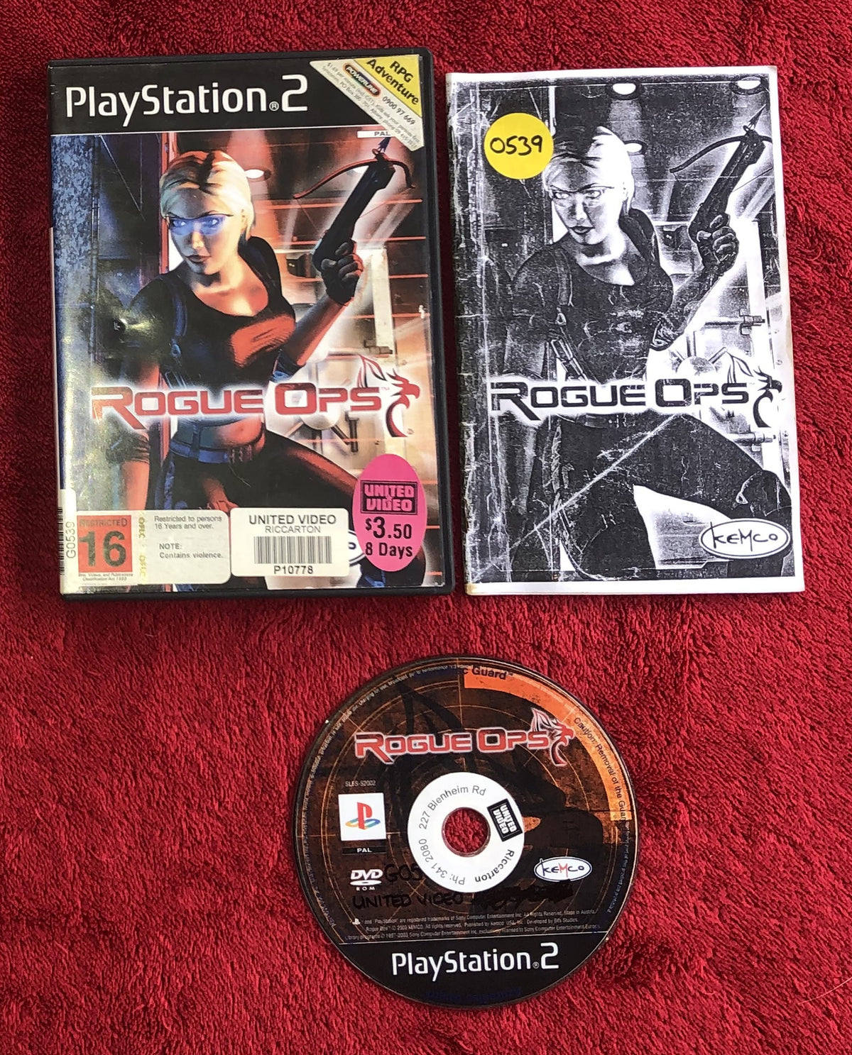 Rogue Ops - PS2 Game, PlayStation 2, Games, Action and adventure, Level Up Gaming NZ