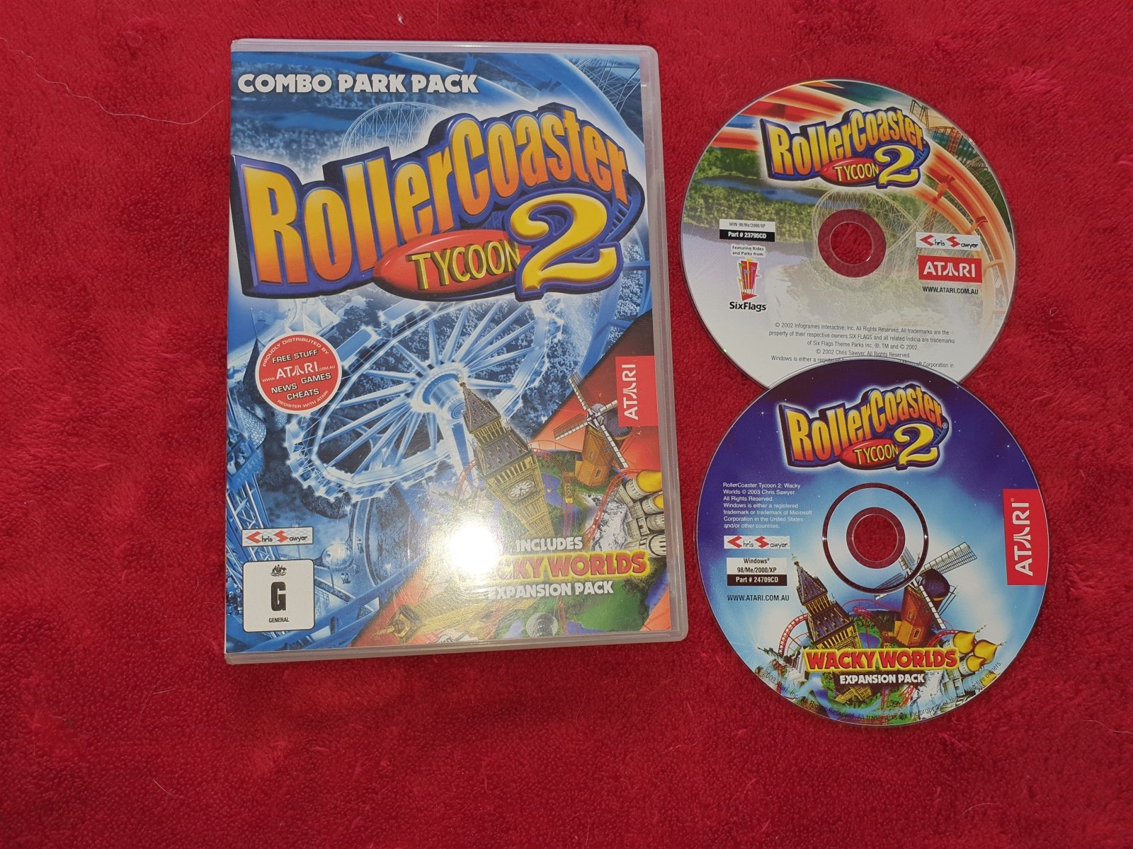 Roller Coaster Tycoon 2 AND Wacky Worlds - PC Game - PC games, Simulation - Level Up Gaming NZ