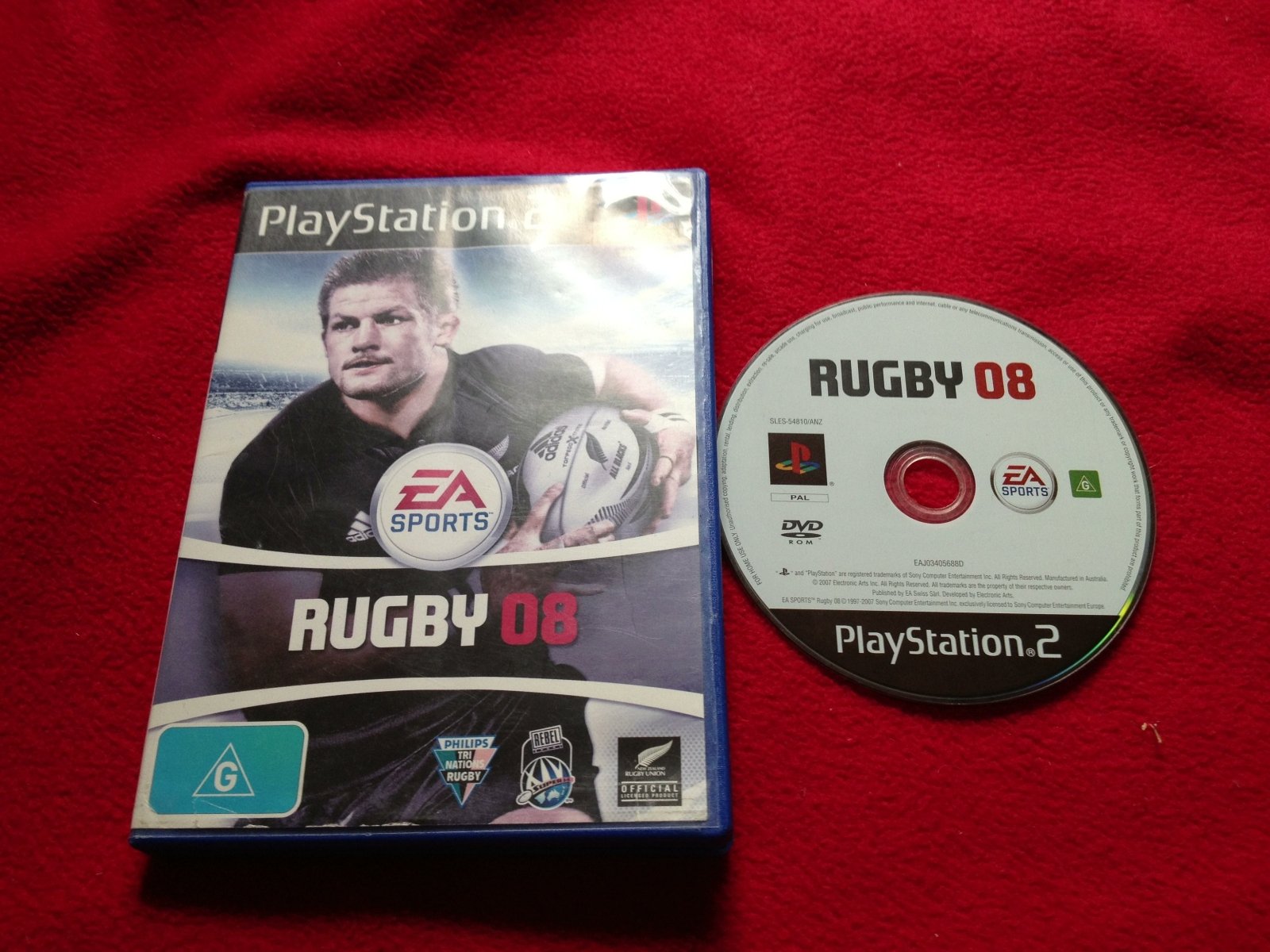 Rugby 08 - Ritchie McCaw Cover PS2 Game - PlayStation 2, Games, Sports - Level Up Gaming NZ