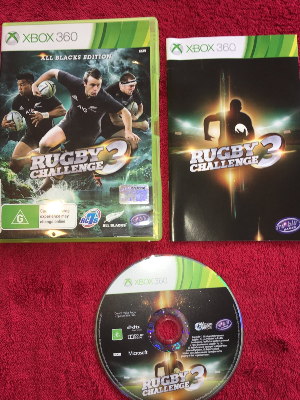 Rugby Challenge 3: All Blacks Edition! - XBOX360 Game - Xbox 360, Games, Sports - Level Up Gaming NZ