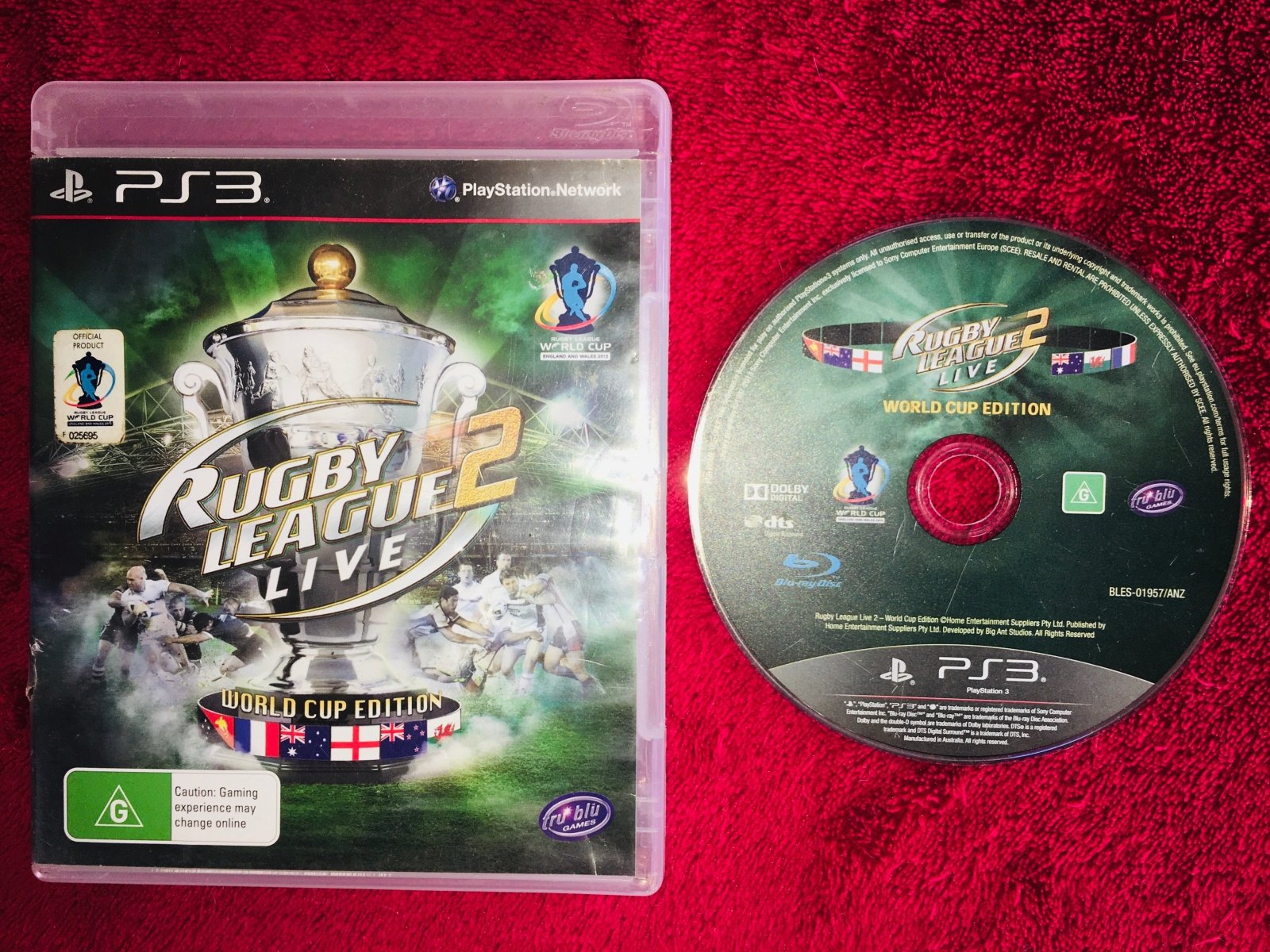 Rugby League Live 2: World Cup Edition - PS3 Game - PlayStation 3, Games, Sports - Level Up Gaming NZ