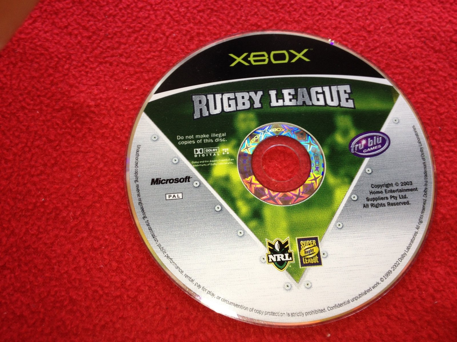 Rugby League - XBOX Game - Xbox, Games, Sports - Level Up Gaming NZ