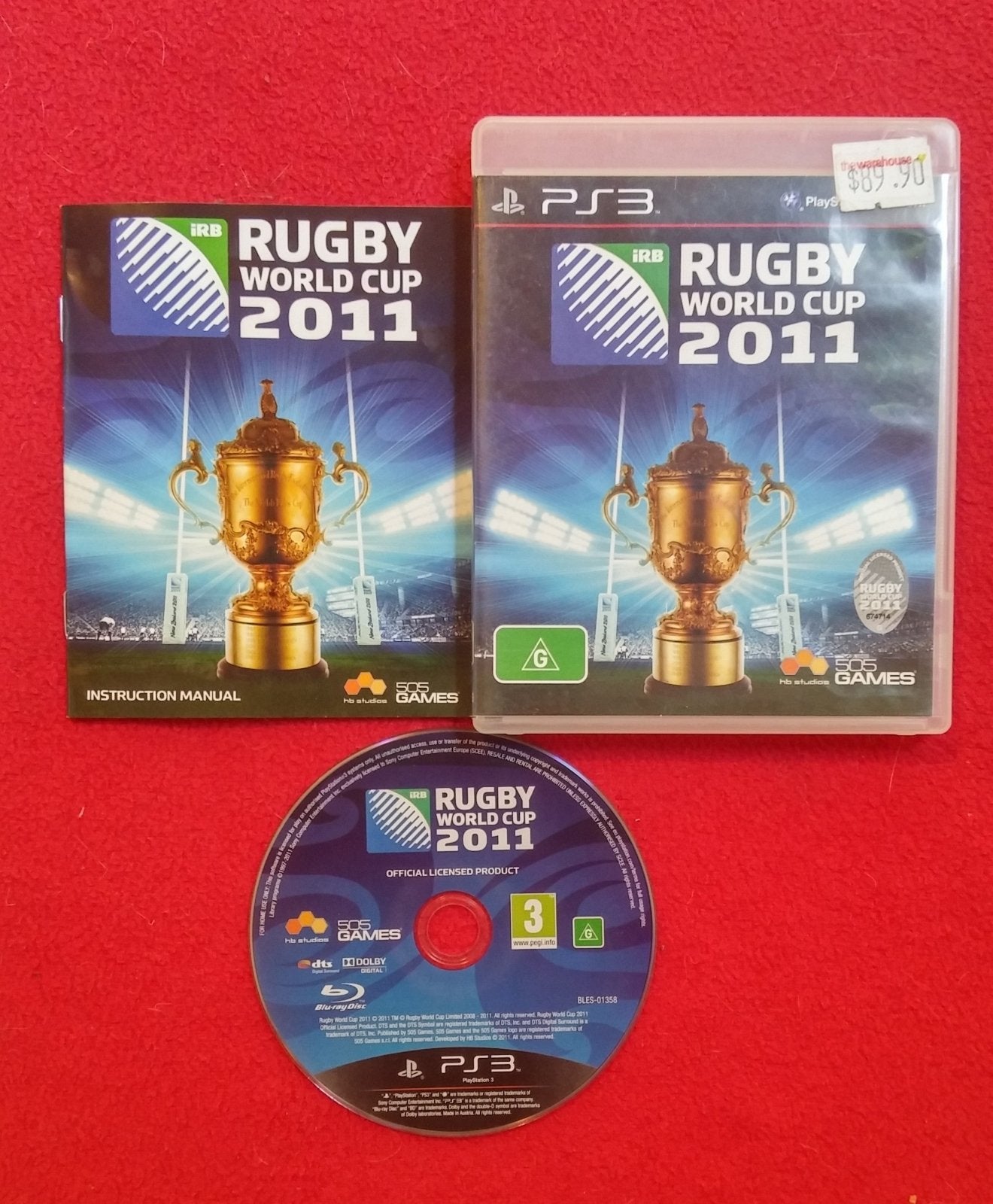 Rugby World Cup 2011 - PS3 Game - PlayStation 3, Games, Sports - Level Up Gaming NZ