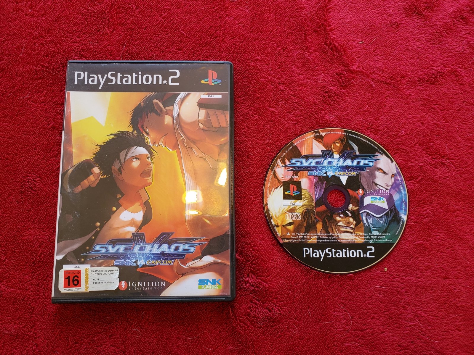 SNK vs. Capcom: SVC Chaos - RARE PS2 Game - PlayStation 2, Games, Fighting - Level Up Gaming NZ