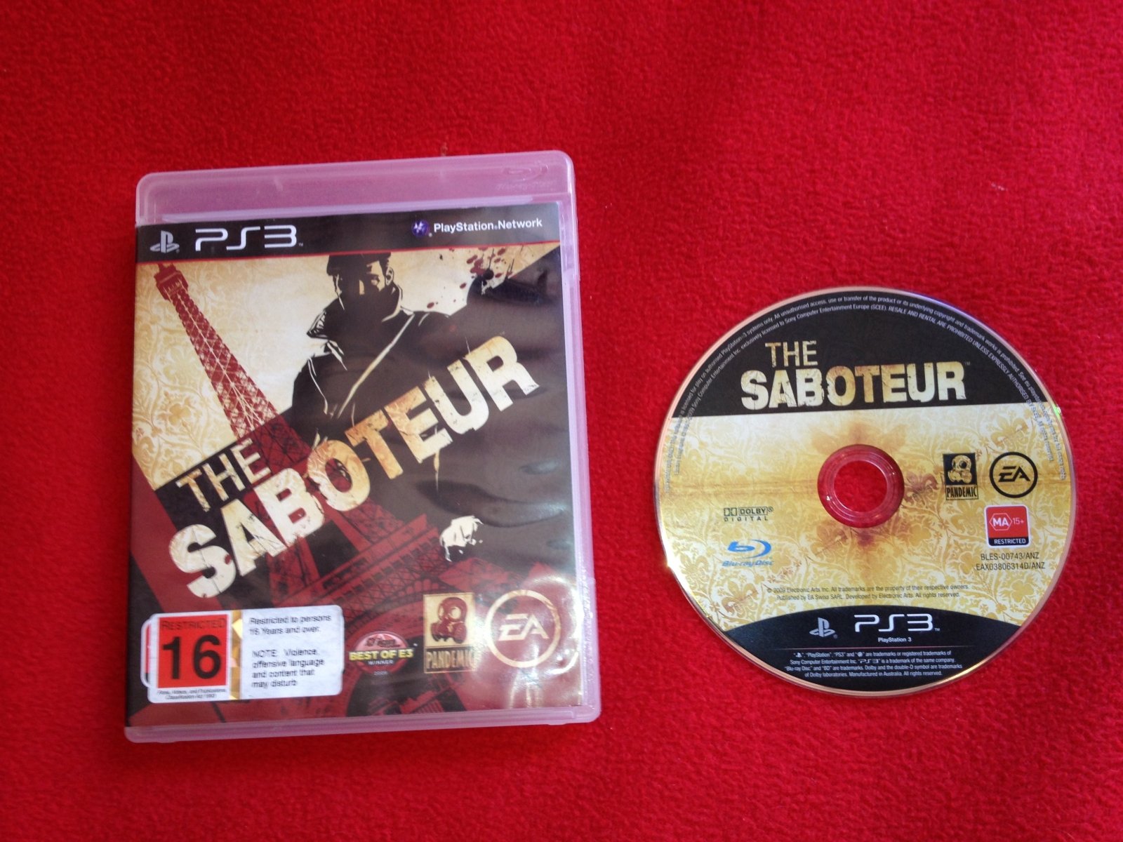 The Saboteur - PS3 Game - PlayStation 3, Games, Action and adventure - Level Up Gaming NZ