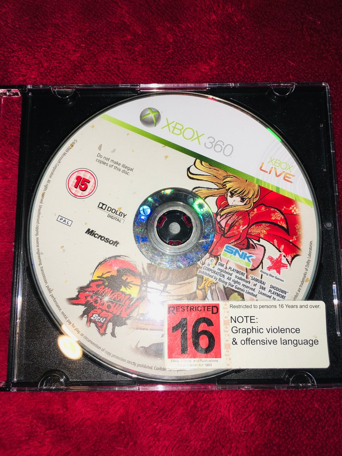 Samurai Showdown Sen - XBOX360 Game - Xbox 360, Games, Fighting - Level Up Gaming NZ