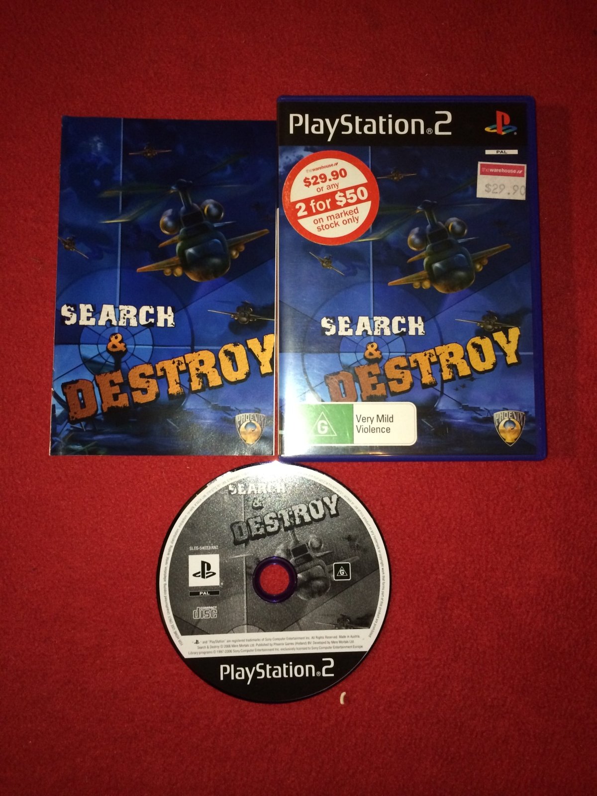 Search and Destroy - PS2 Game - PlayStation 2, Games, Action and adventure - Level Up Gaming NZ