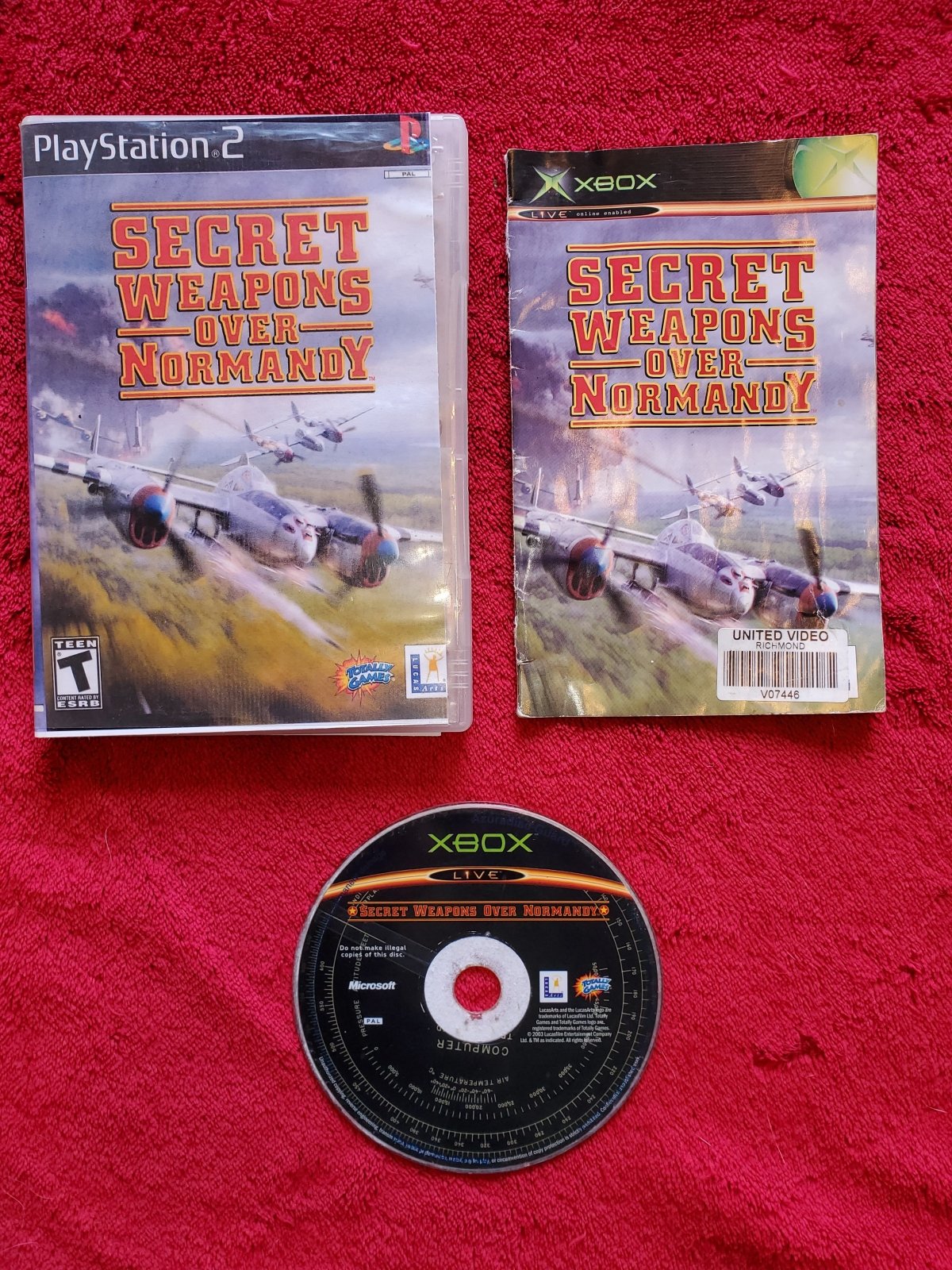 Secret Weapons Over Normandy - XBOX Game - Xbox, Games, Shooter - Level Up Gaming NZ