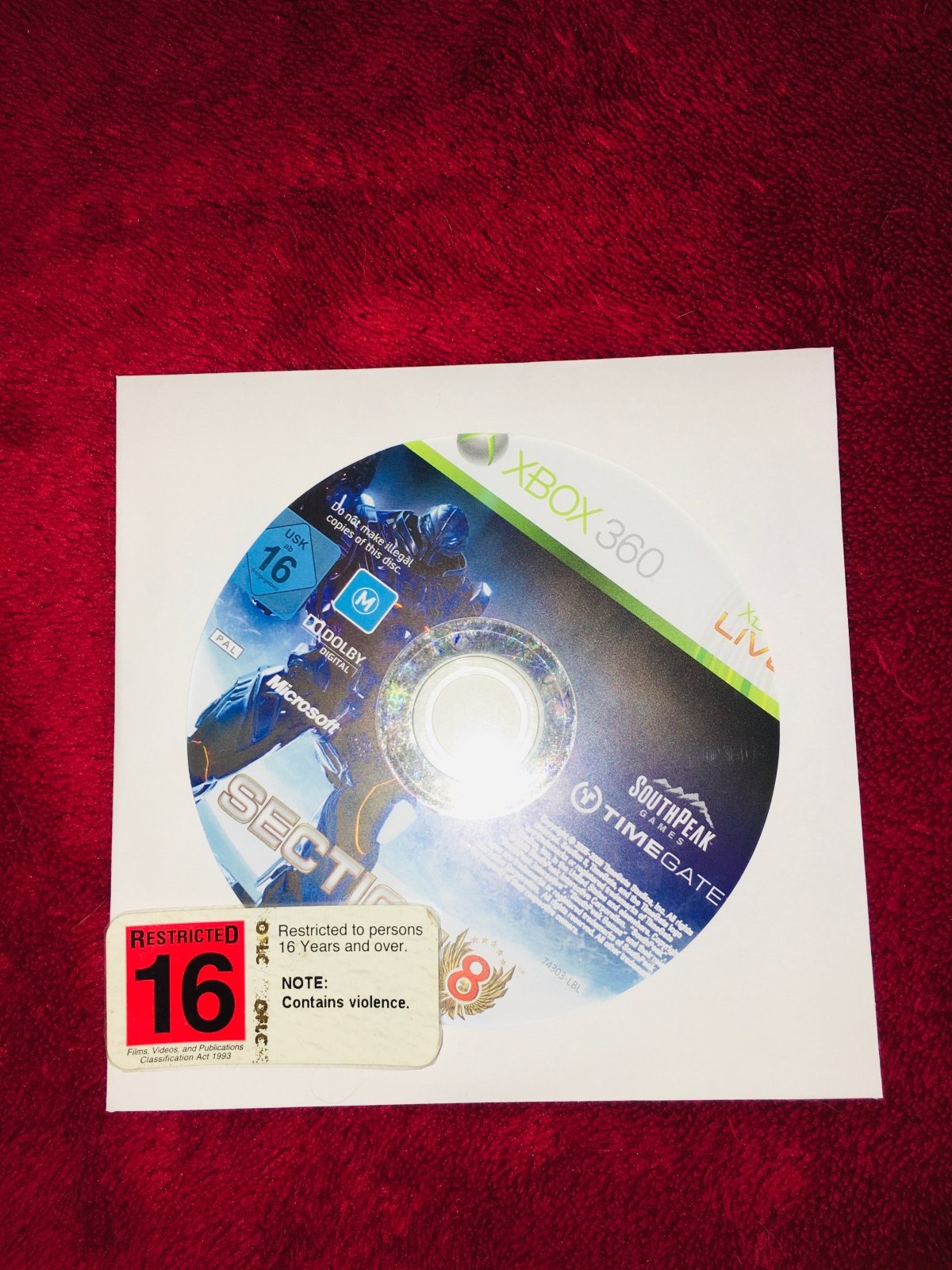 Section 8 - XBOX360 Game - Xbox 360, Games, Action and adventure - Level Up Gaming NZ