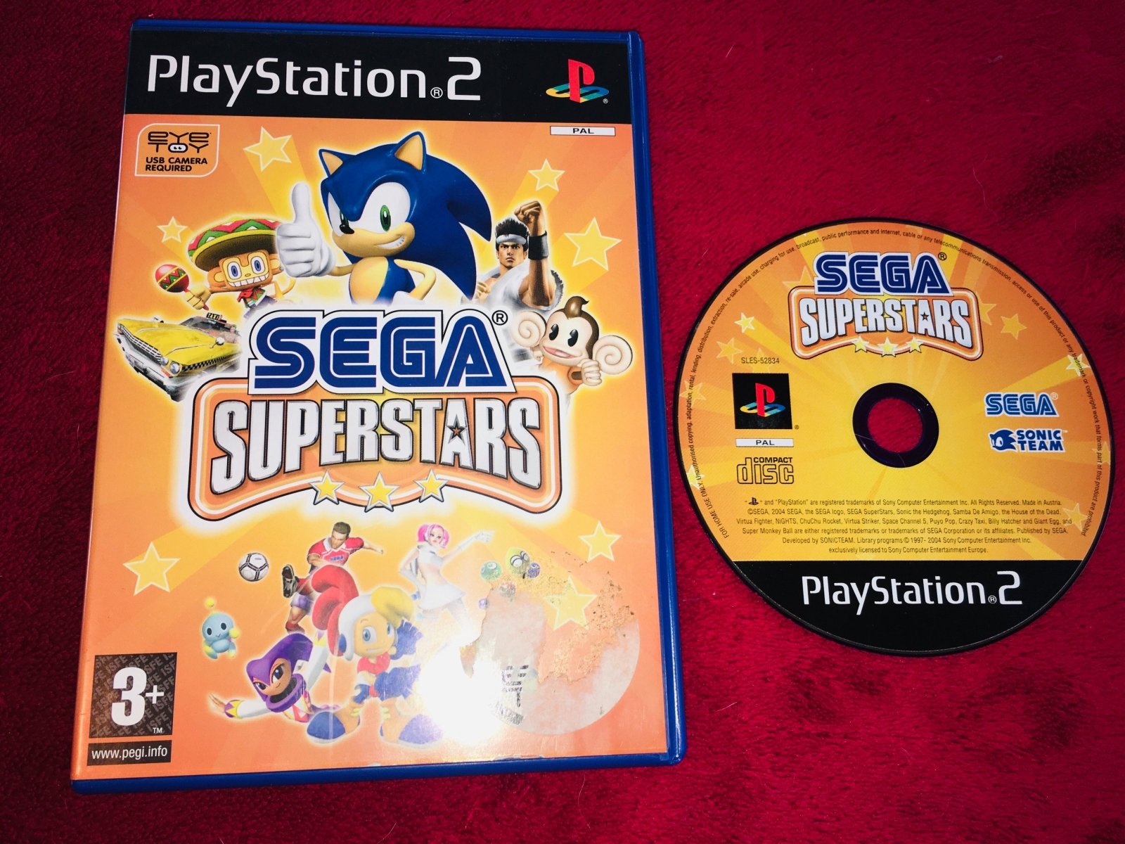 Sega Superstars - EyeToy PS2 Game - PlayStation 2, Games, Music and party - Level Up Gaming NZ