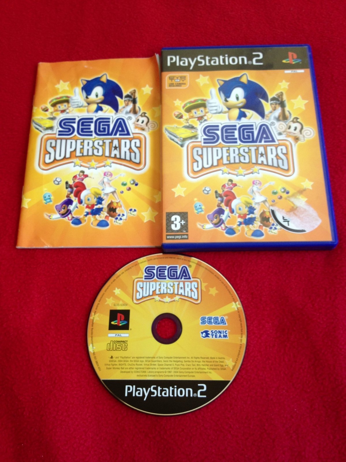 Sega Superstars - EyeToy PS2 Game - PlayStation 2, Games, Music and party - Level Up Gaming NZ