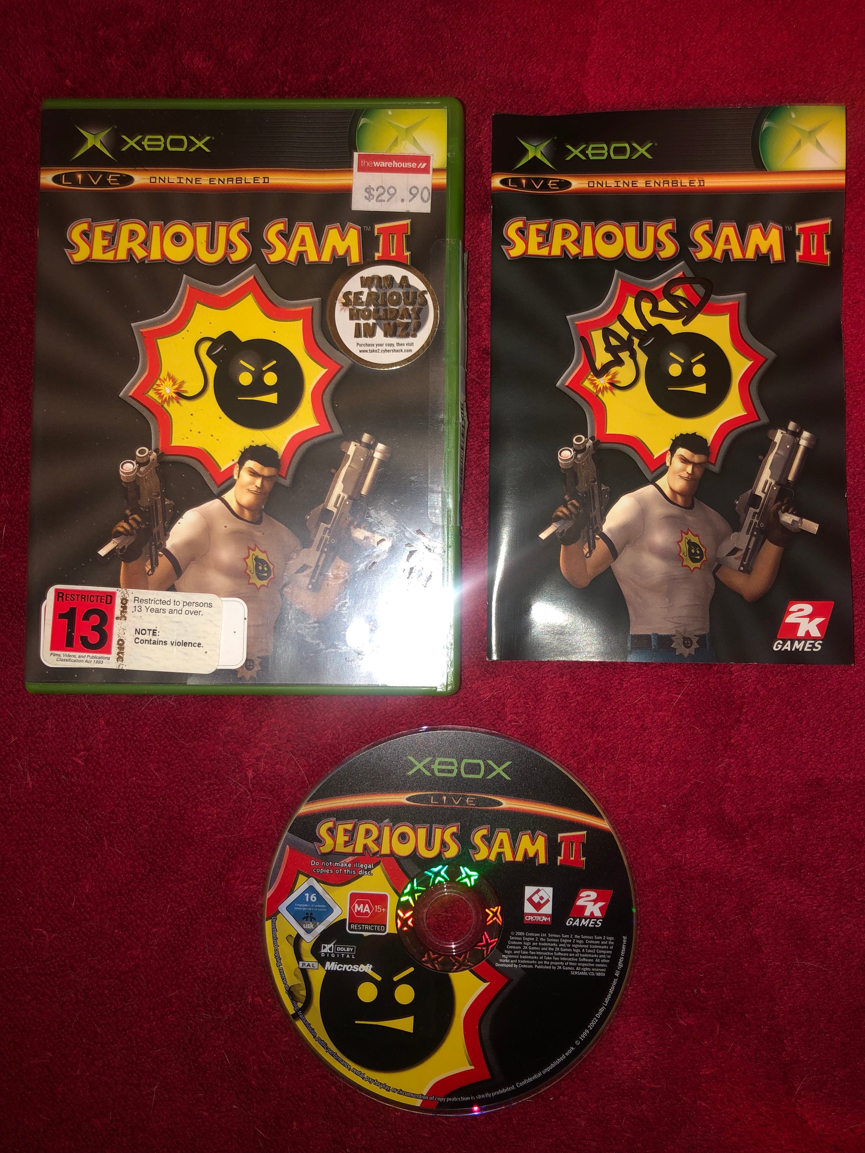 Serious Sam 2 - NEAR NEW XBOX Game - Xbox, Games, Shooter - Level Up Gaming NZ