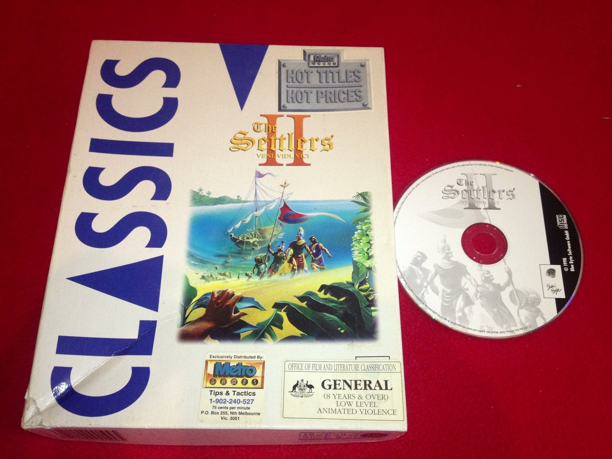 The Settlers 2 - RARE + BOXED PC Game - PC games, Strategy and puzzle - Level Up Gaming NZ