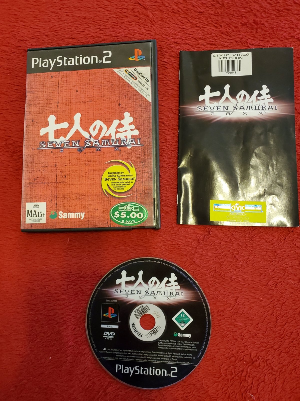 Seven Samurai 200Xx - PS2 Game - PlayStation 2, Games, Action and adventure - Level Up Gaming NZ