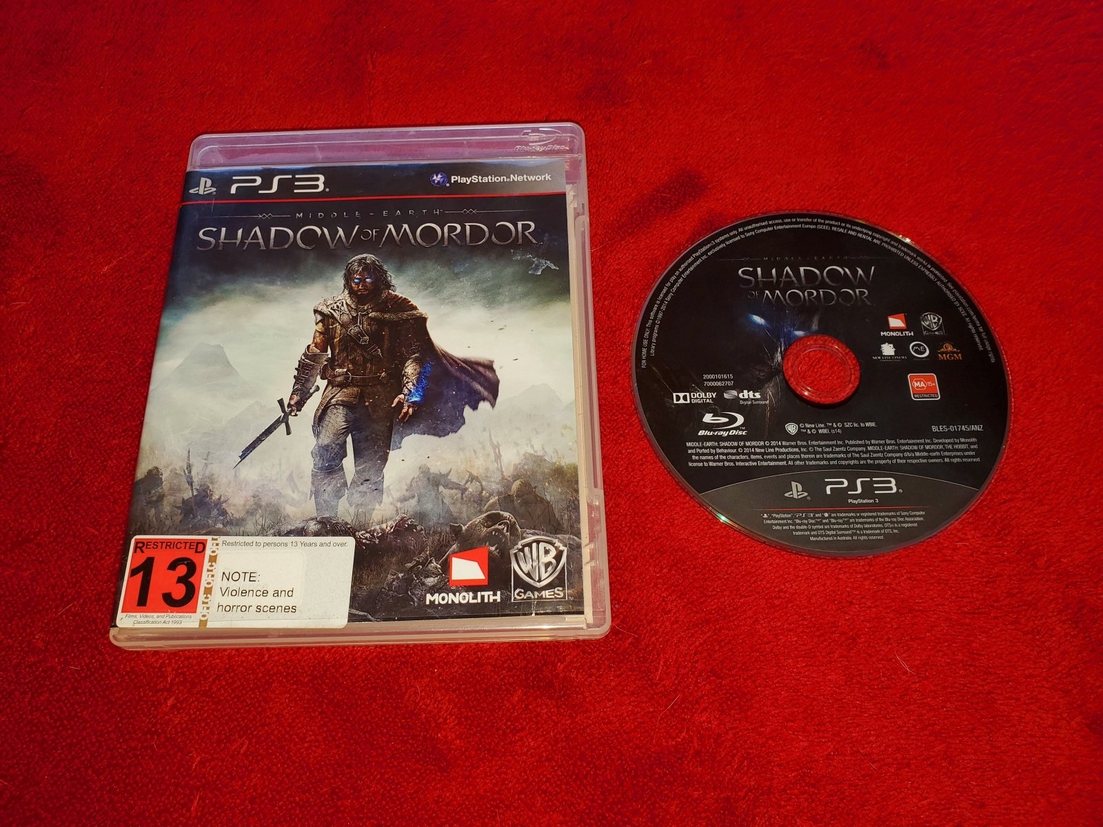 Middle - Earth: Shadow of Mordor - 9.3/10! PS3 Game - PlayStation 3, Games, Role playing - Level Up Gaming NZ