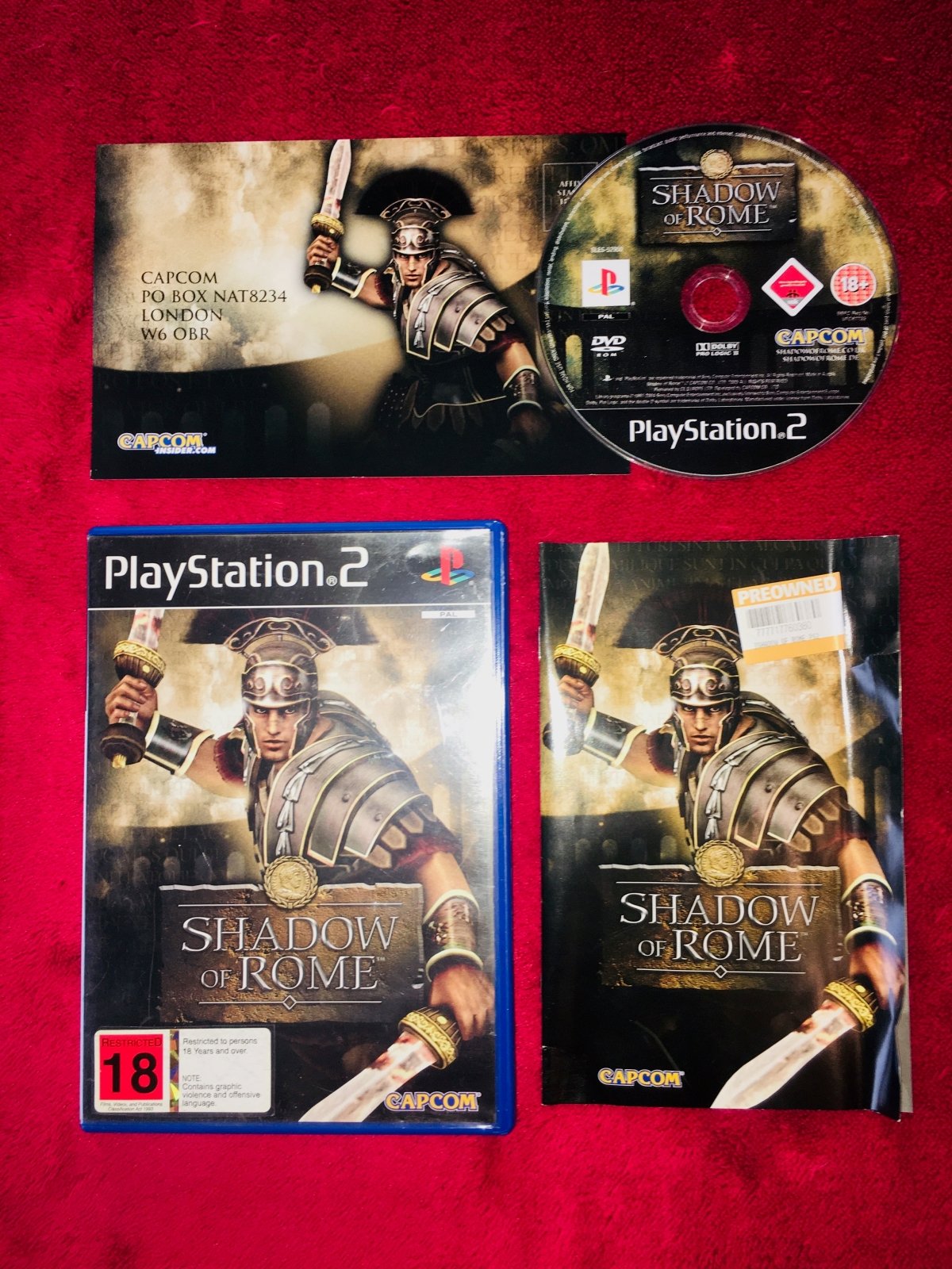 Shadow of Rome - PS2 Game - PlayStation 2, Games, Action and adventure - Level Up Gaming NZ