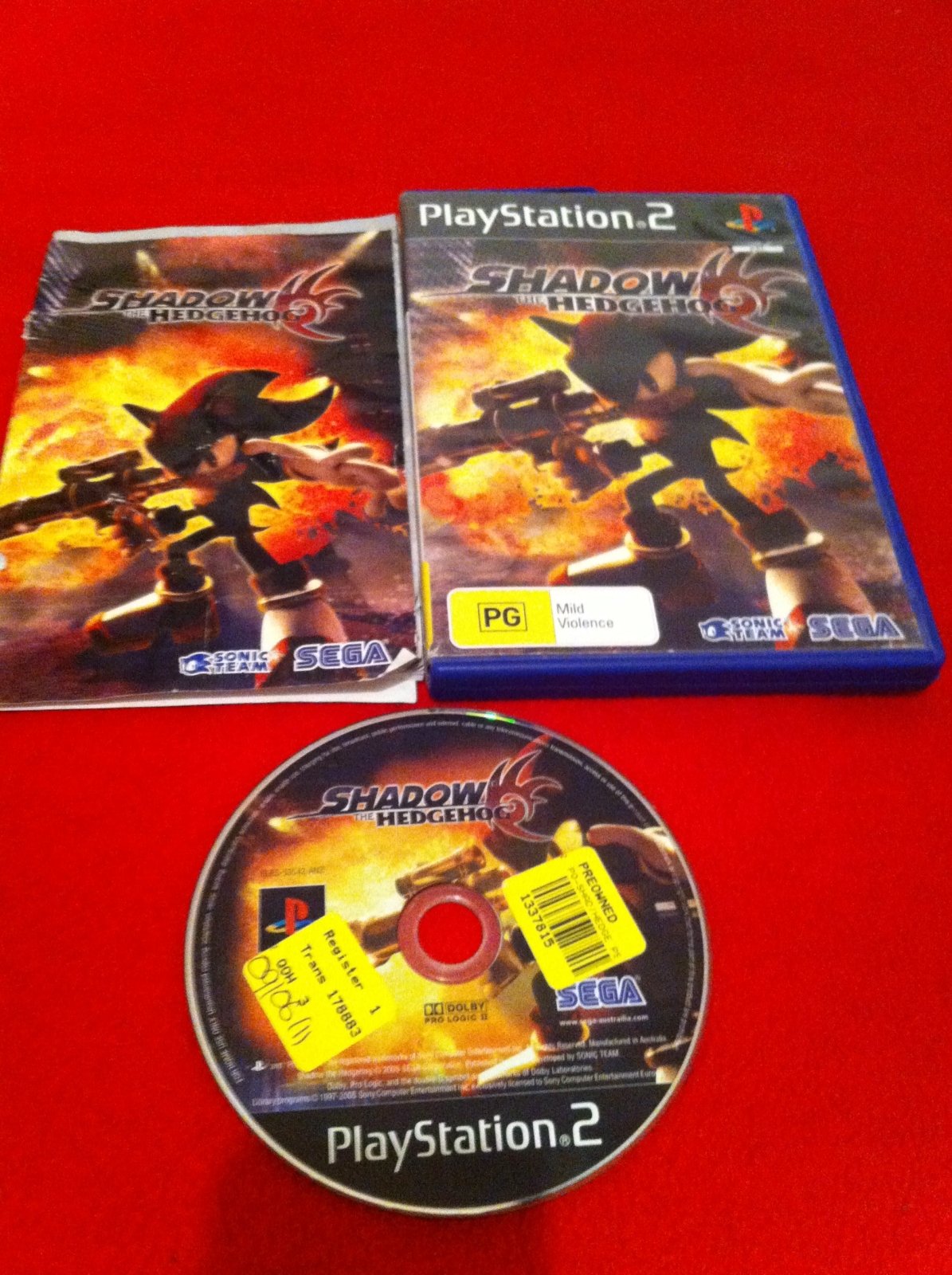 Sonic 3: Shadow the Hedgehog - PS2 Game - PlayStation 2, Games, Action and adventure - Level Up Gaming NZ