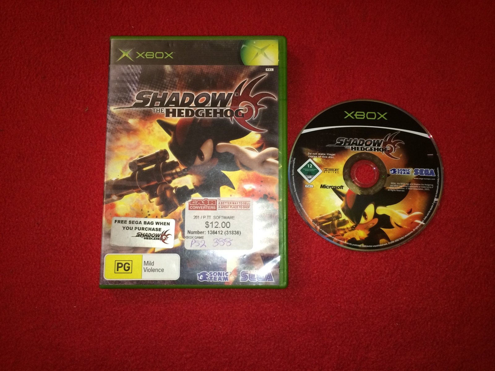 Shadow the Hedgehog - XBOX Game - Xbox, Games, Action and adventure - Level Up Gaming NZ