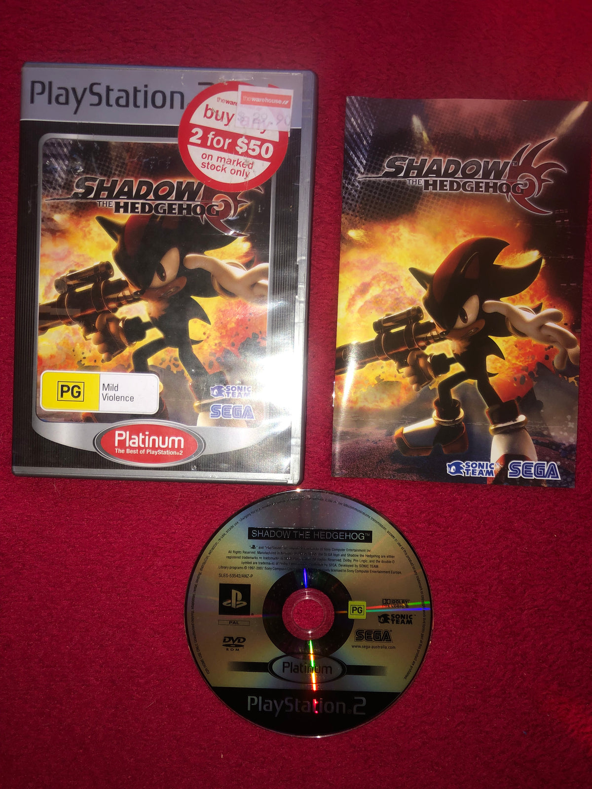 Shadow the Hedgehog - PS2 Game - PlayStation 2, Games, Action and adventure - Level Up Gaming NZ