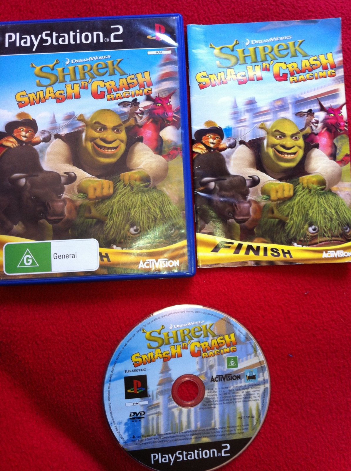 Shrek Smash 'N' Crash Racing - PS2 Game - PlayStation 2, Games, Driving and racing - Level Up Gaming NZ