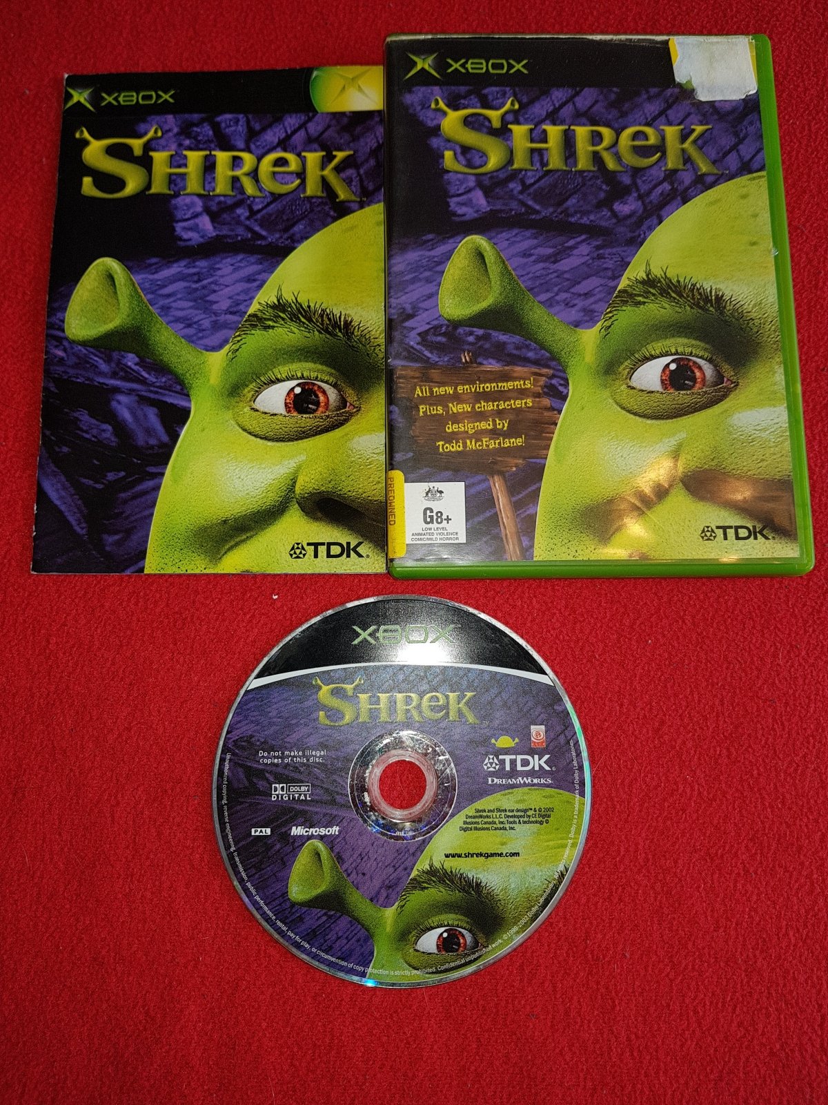 Shrek - XBOX Game - Xbox, Games, Action and adventure - Level Up Gaming NZ