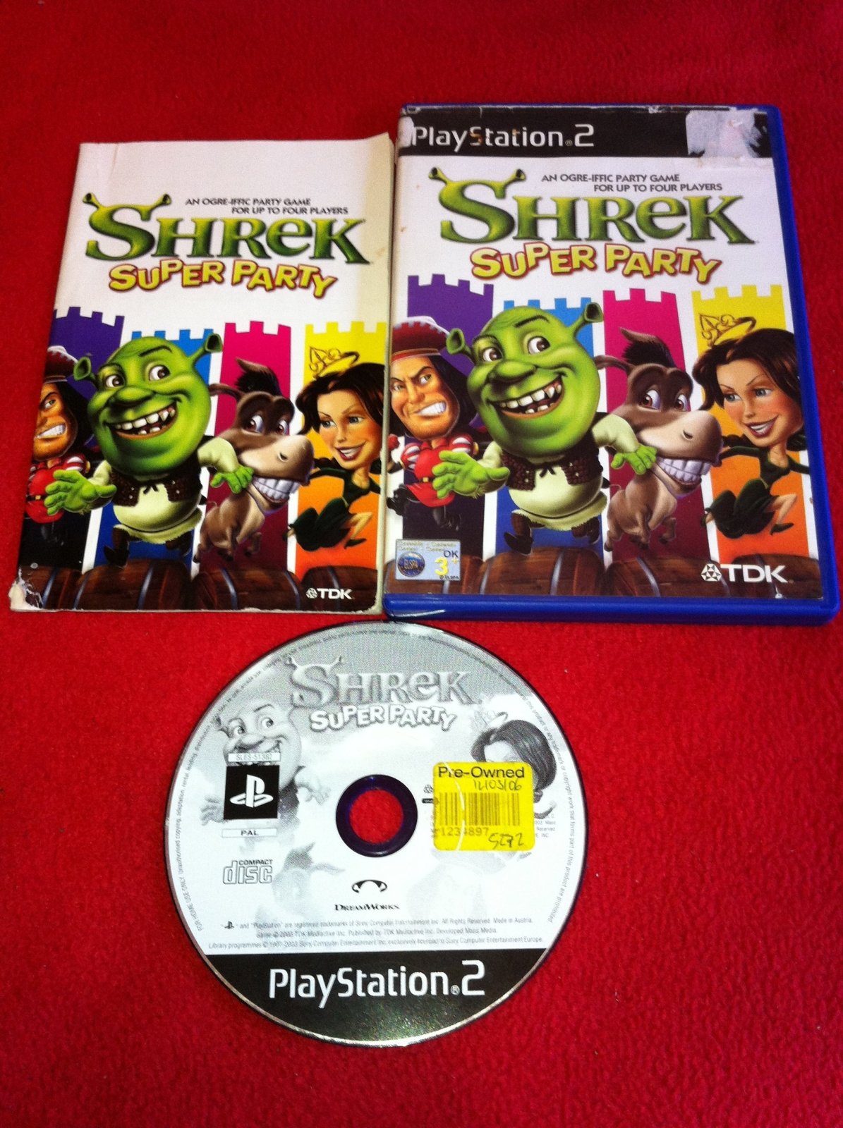 Shrek Super Party - PS2 Game - PlayStation 2, Games, Music and party - Level Up Gaming NZ