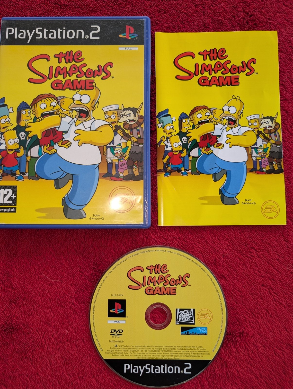The Simpsons Game - PS2 Game - PlayStation 2, Games, Action and adventure - Level Up Gaming NZ