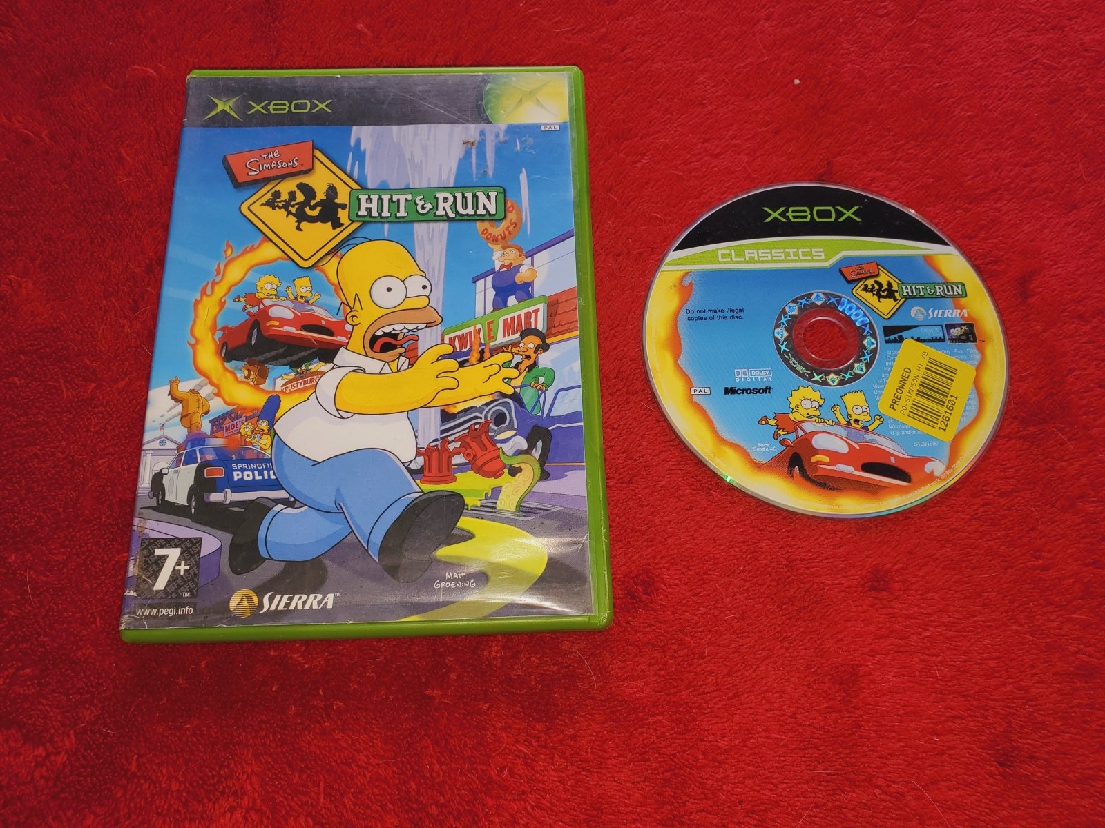 The Simpsons: Hit and Run - XBOX Game - Xbox, Games, Action and adventure - Level Up Gaming NZ