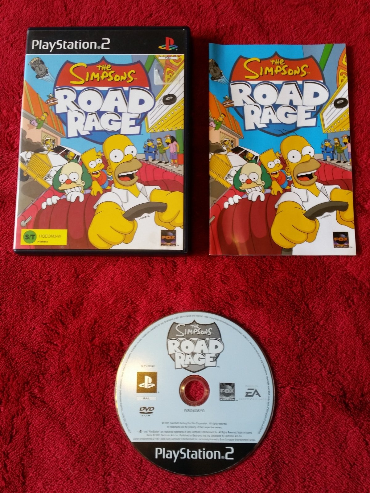 The Simpsons: Road Rage - PS2 Game - PlayStation 2, Games, Driving and racing - Level Up Gaming NZ