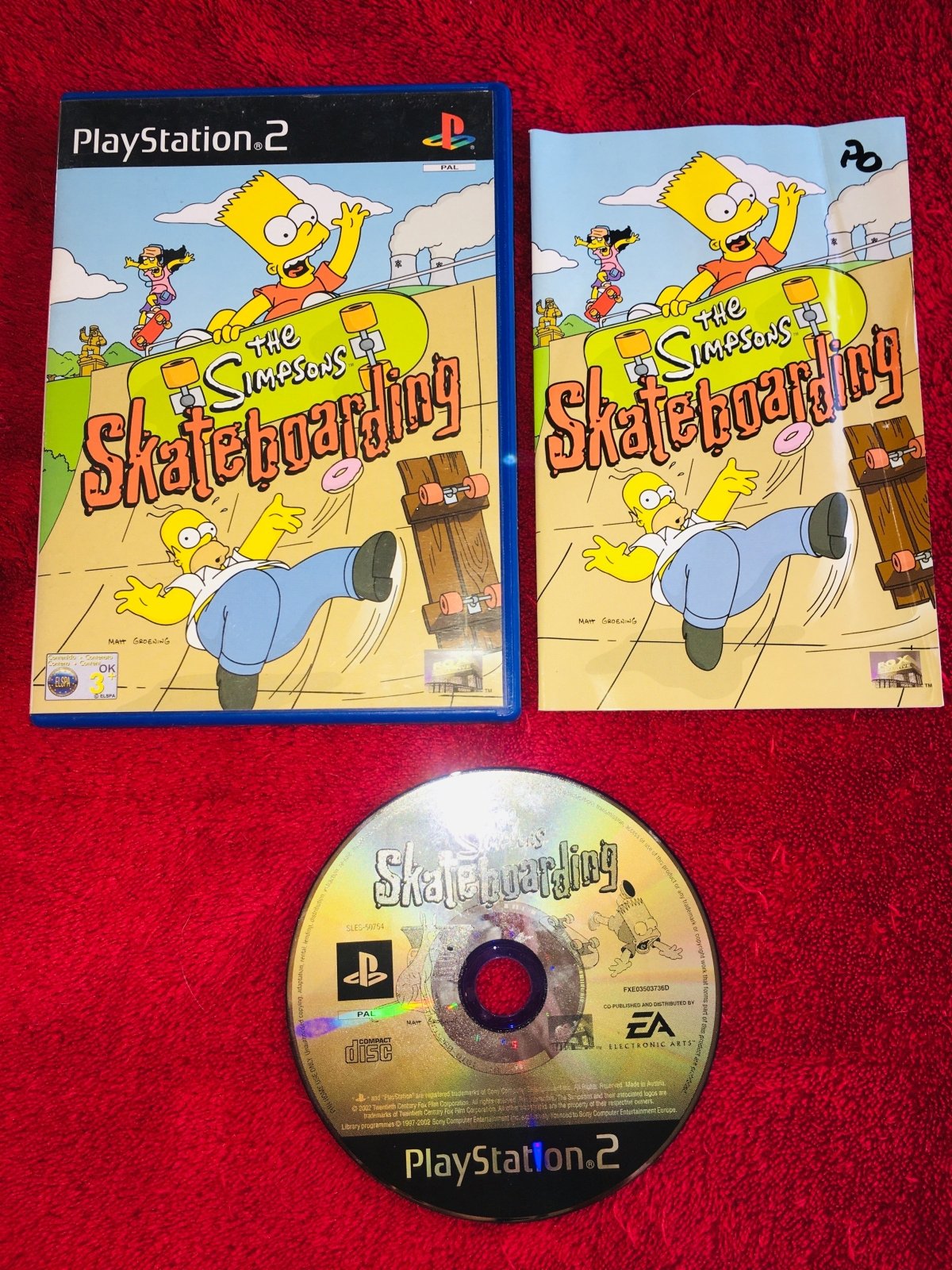 The Simpsons Skateboarding - RARE PS2 Game - PlayStation 2, Games, Sports - Level Up Gaming NZ