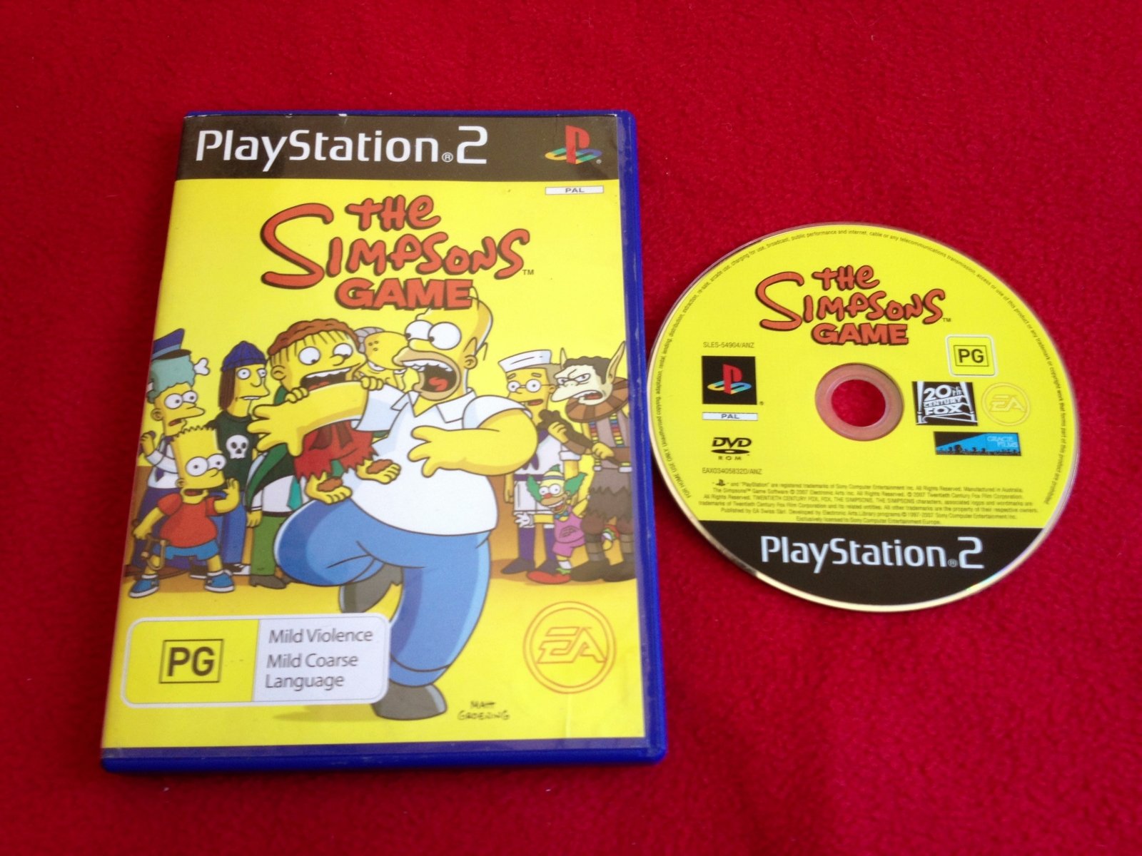 The Simpsons Game - PS2 Game - PlayStation 2, Games, Action and adventure - Level Up Gaming NZ