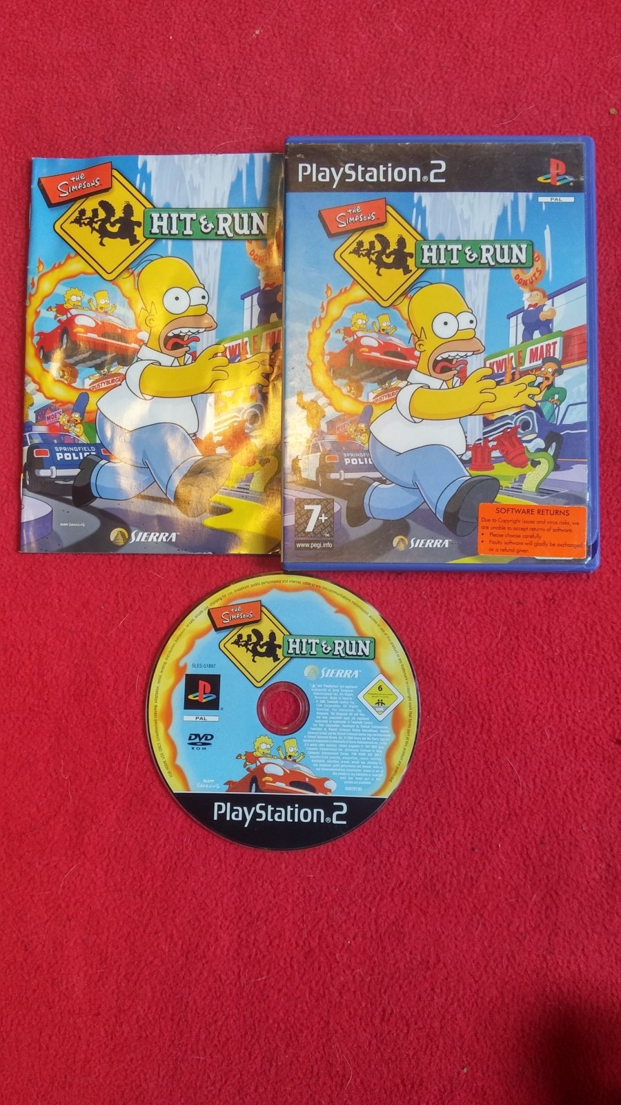 The Simpsons: Hit and Run - RARE & Black Label PS2 Game - PlayStation 2, Games, Action and adventure - Level Up Gaming NZ