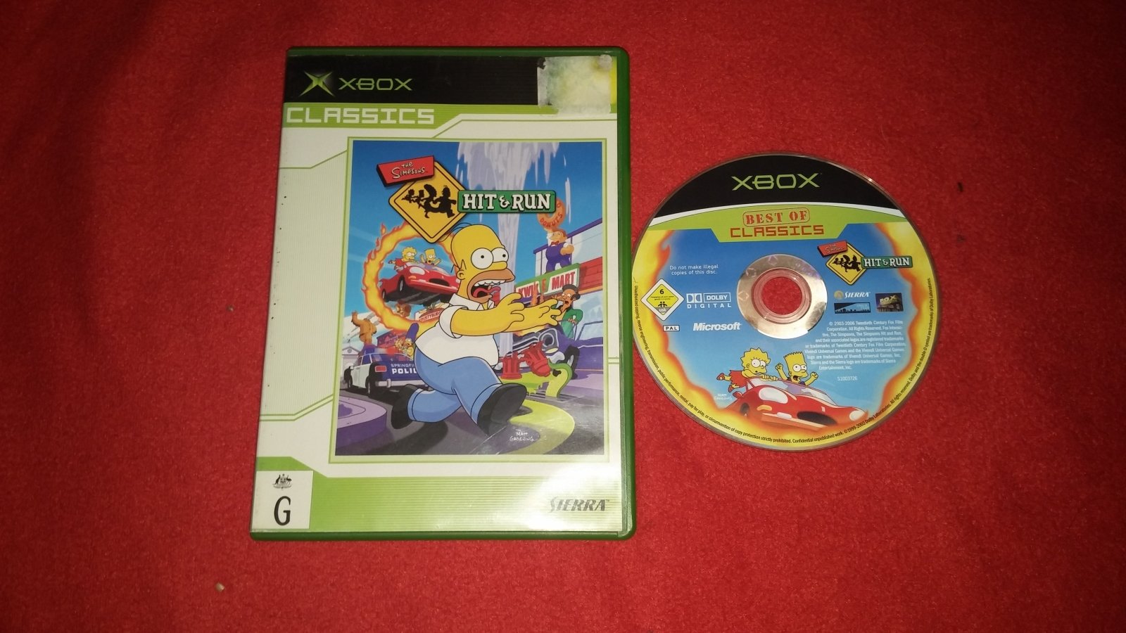 The Simpsons: Hit and Run - RARE XBOX Game - Xbox, Games, Action and adventure - Level Up Gaming NZ