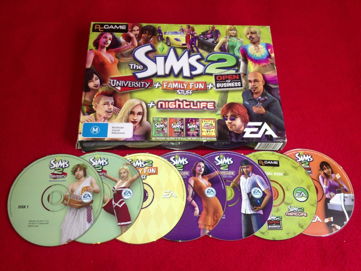 The Sims 2: 4 Expansion Packs! - PC games, Simulation - Level Up Gaming NZ