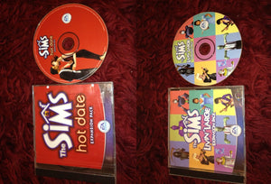 2 x Sims Expansions - Livin' Large + Hot Date - PC Games