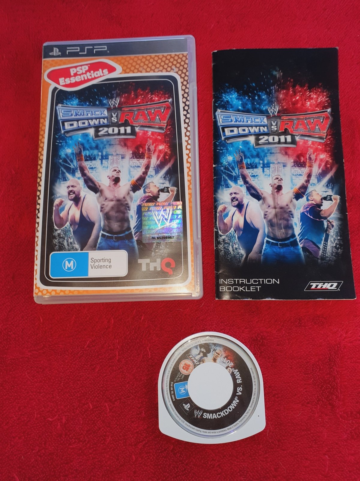 WWE SmackDown vs. Raw 2011 - PSP Game - Play Station Portable (PSP), Games, Fighting - Level Up Gaming NZ