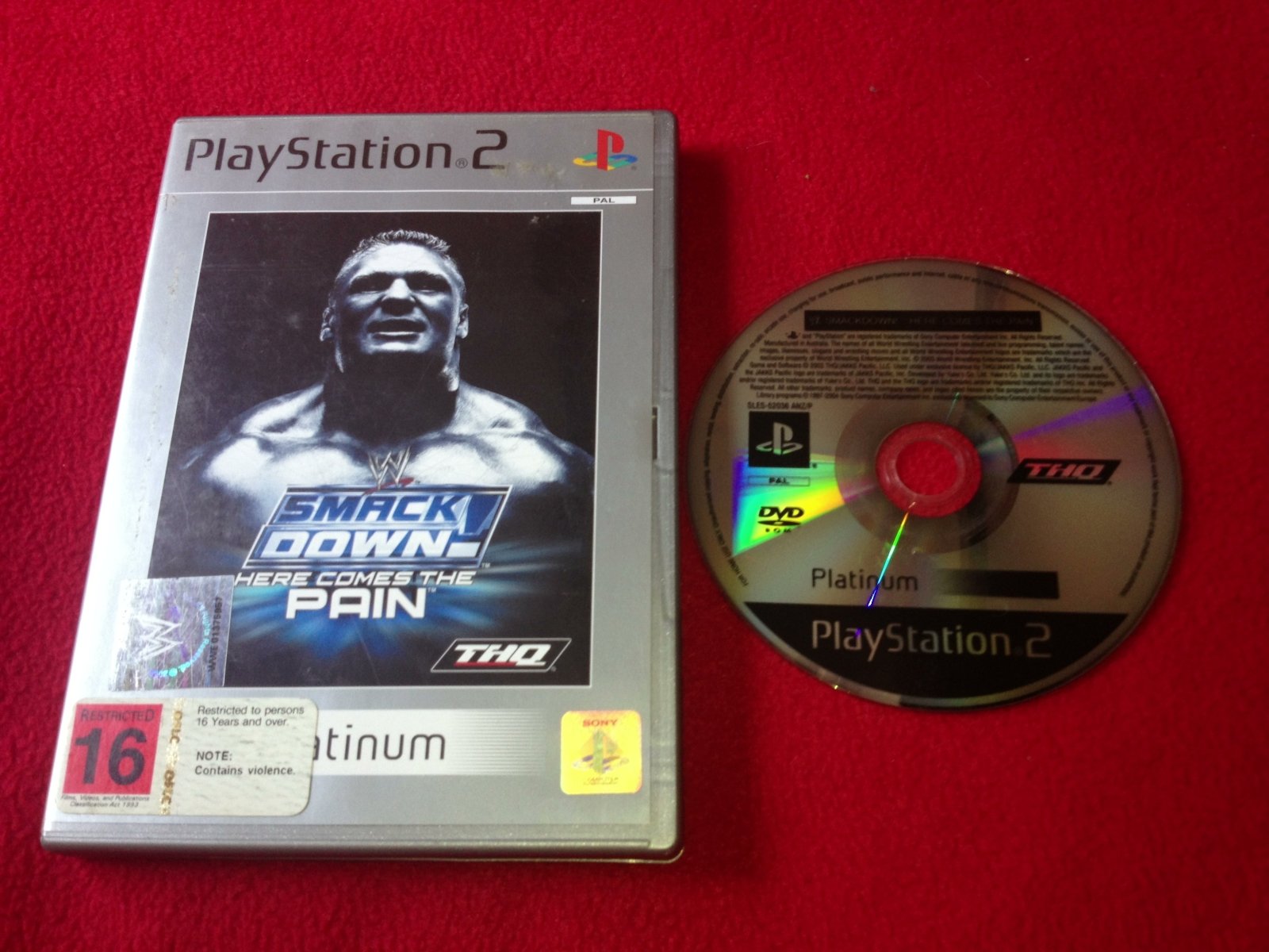 WWE Smackdown! Here Comes the Pain - PS2 Game - PlayStation 2, Games, Fighting - Level Up Gaming NZ
