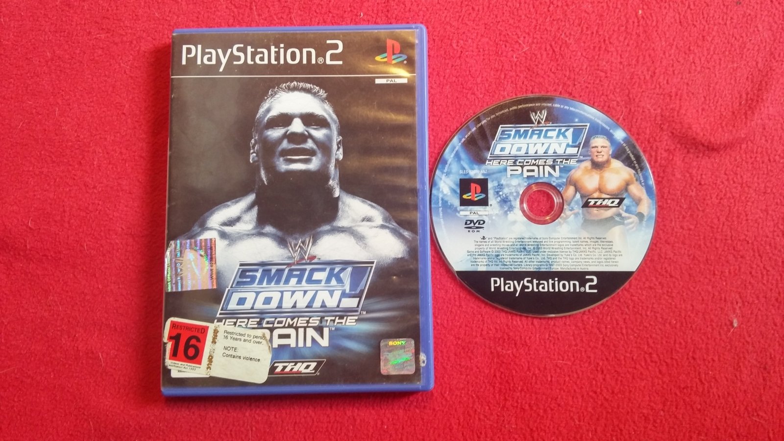 WWE Smackdown! Here Comes the Pain - PS2 Game - PlayStation 2, Games, Fighting - Level Up Gaming NZ