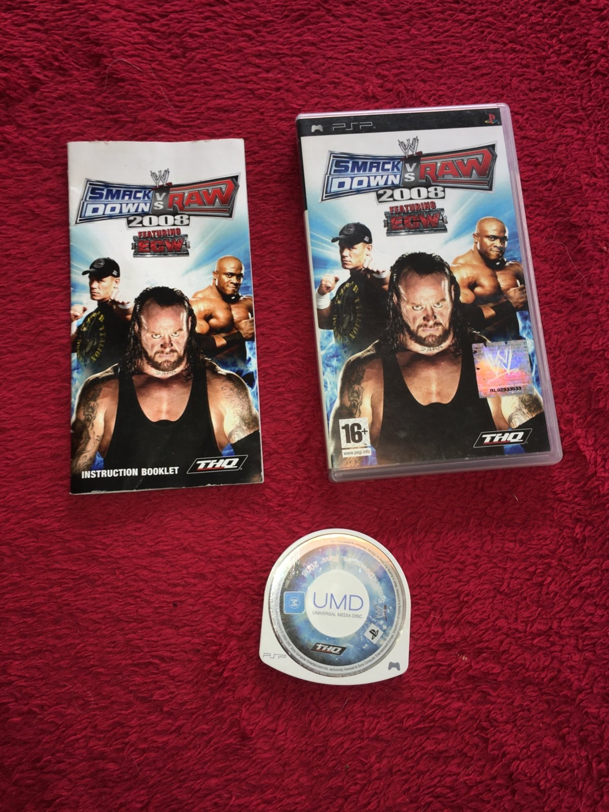 WWE SmackDown vs. Raw 2008 - PSP Game - Play Station Portable (PSP), Games, Fighting - Level Up Gaming NZ