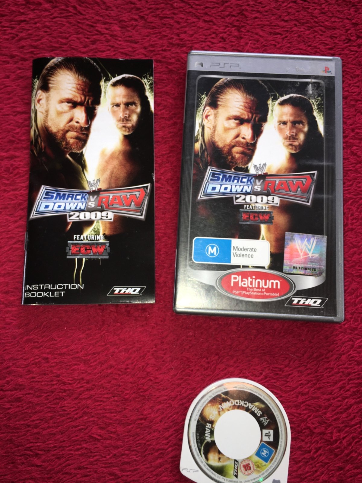 WWE SmackDown vs. Raw 2009 - PSP Game - Play Station Portable (PSP), Games, Fighting - Level Up Gaming NZ