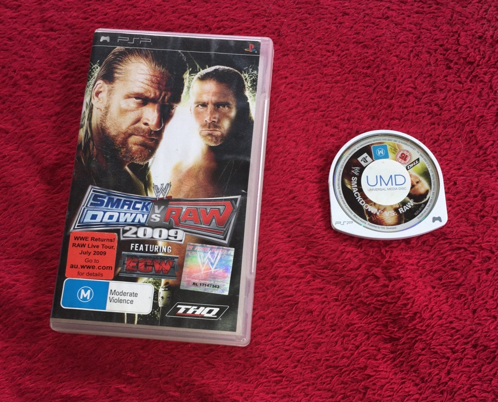 WWE SmackDown vs. Raw 2009 - PSP Game - Play Station Portable (PSP), Games, Fighting - Level Up Gaming NZ