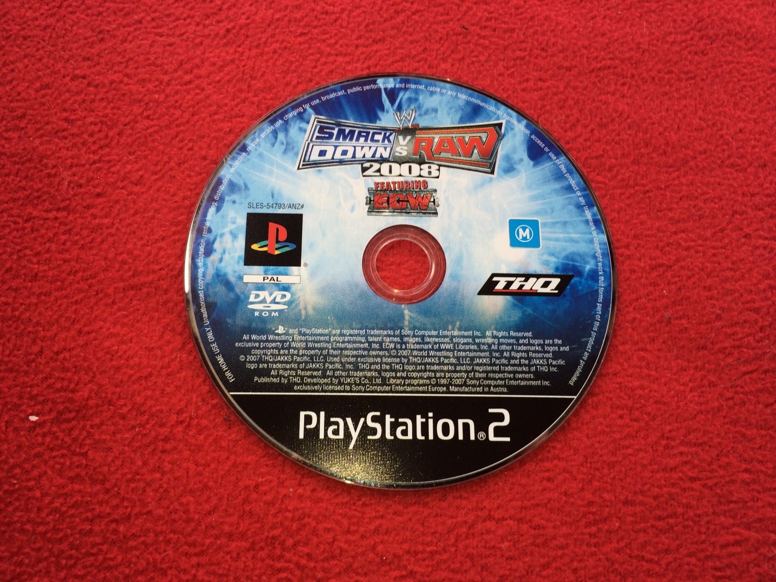 WWE SmackDown vs. Raw 2008 - PS2 Game - PlayStation 2, Games, Fighting - Level Up Gaming NZ