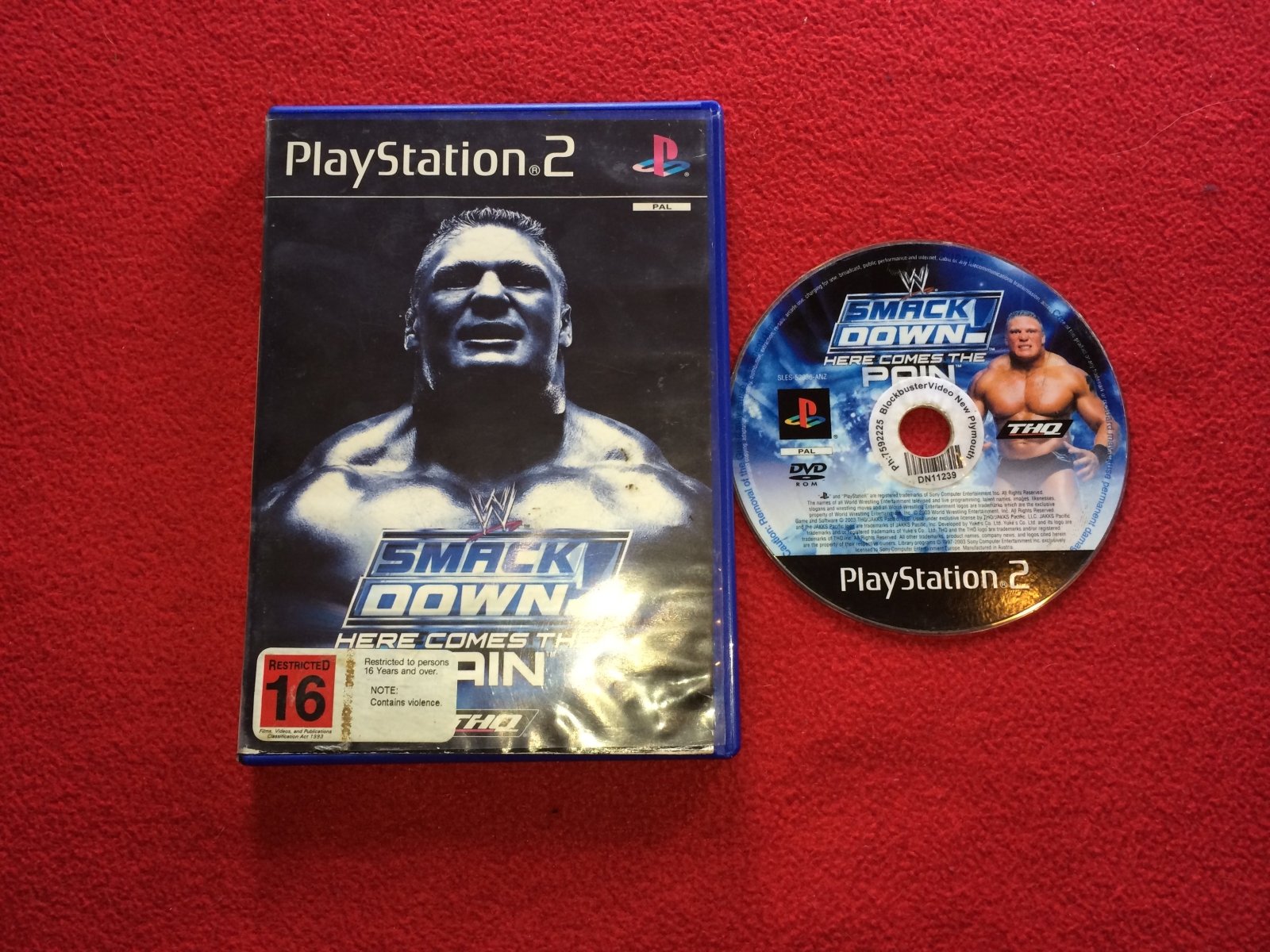 WWE Smackdown! Here Comes the Pain - PS2 Game - PlayStation 2, Games, Fighting - Level Up Gaming NZ