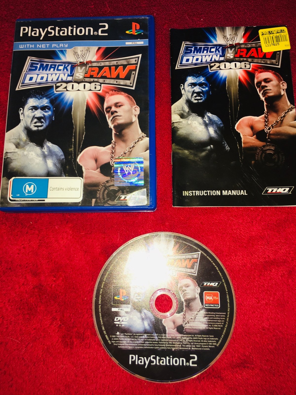 WWE Smackdown vs. Raw 2006 - 8.9/10! PS2 Game - PlayStation 2, Games, Fighting - Level Up Gaming NZ